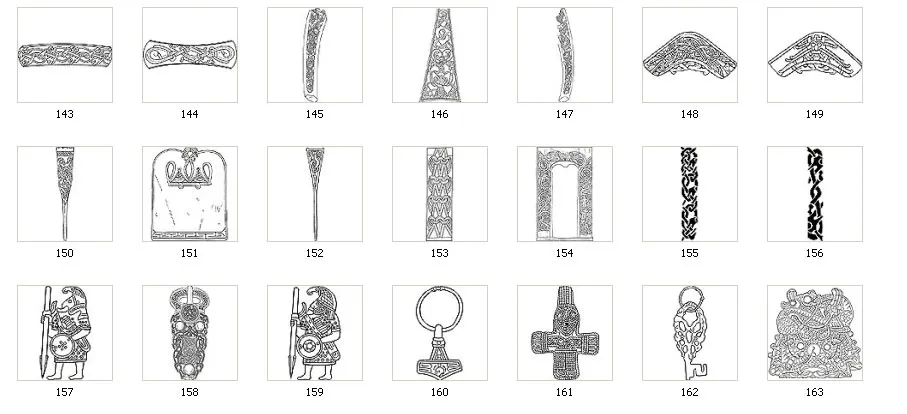 Authentic viking designs