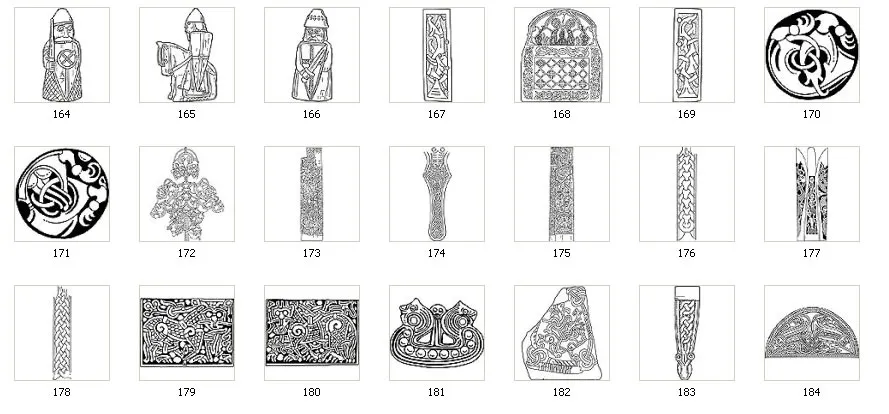 Authentic viking designs