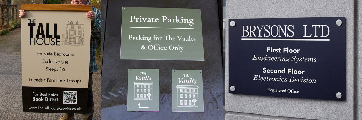 High-quality business signs crafted by skilled artisans at The Sign Maker. 