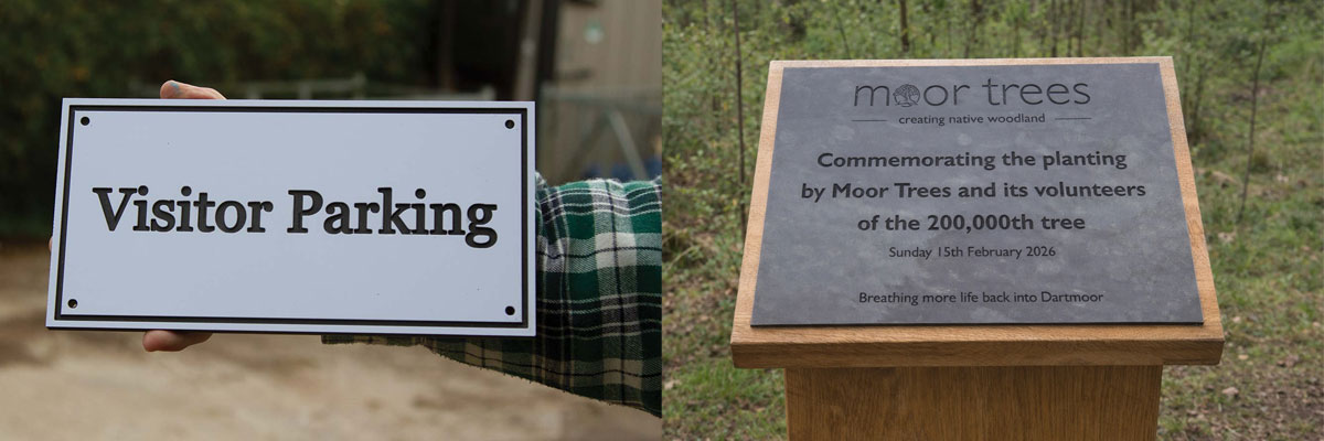 Choose an eco-friendly option for your new business sign with The Sign Maker, North Devon.