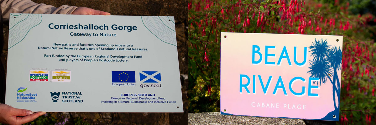Choose any design in any style with our tough print signs here at The Sign Maker. 