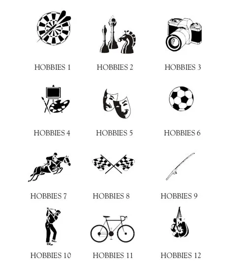 hobbies Motifs