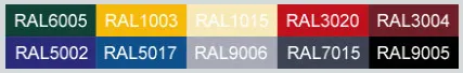 RAL colour swatch