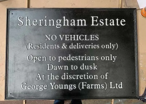 Cast Iron Estate Signage