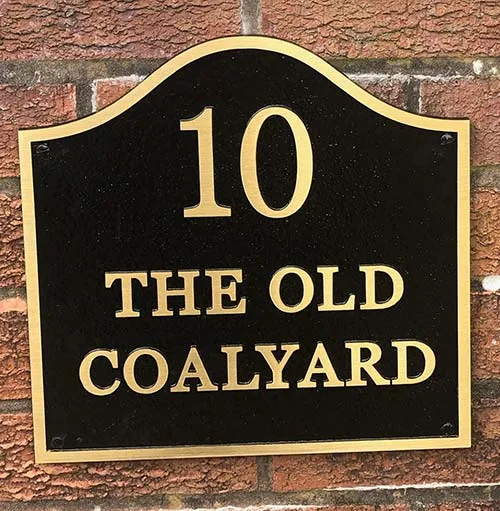 Buy signs from The Sign Maker shop Cast Metal Sign