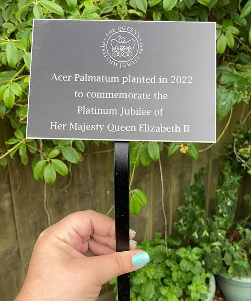 Tree Stake with Plaque
