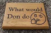 Funny Wooden Sign