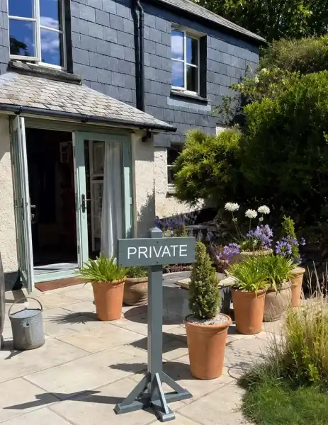 Free Standing Sign In Situ 