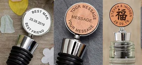 Personalised Bottle Stoppers