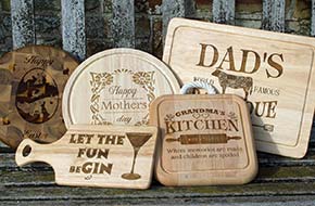 A good range of personalised gifts.