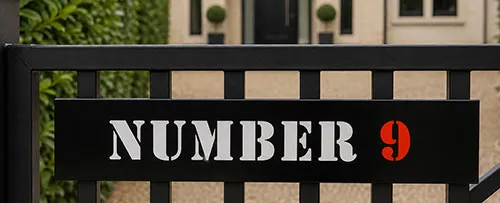 Fibreglass Gate Sign