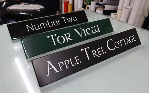 Hidden Fixings House Signs