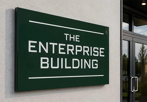 Simple Business Sign