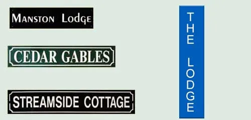 Gate Signs