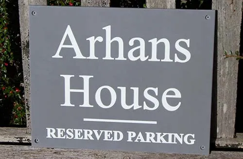 Engraved House Sign
