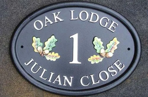 Polyurethane House Name Sign