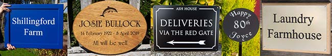 House Signs, Memorials, Wheel Covers
Business Signage, Engraved Plaques 