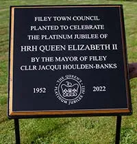 Large jubilee plaque