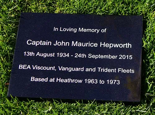 Polished Black Granite Memorial