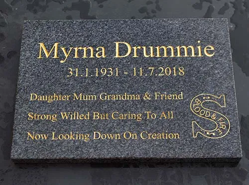 Dar Grey Granit Memorial