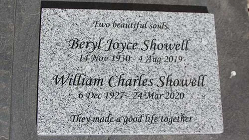 Celtic Grey Memorial Tablet