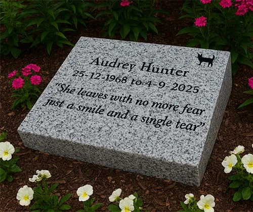 Granite Memorial Wedge