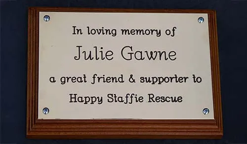 Brass Memorial Plaque