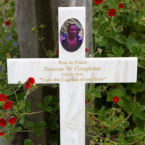 Grave Cross With Photo
