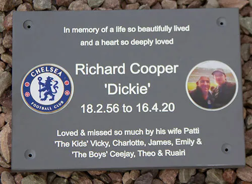 Round Photo Memorials