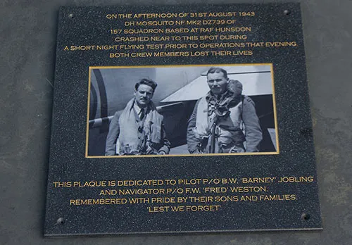 This photo plaque was inset into a corian plaque. Black and White Photo Memorial.