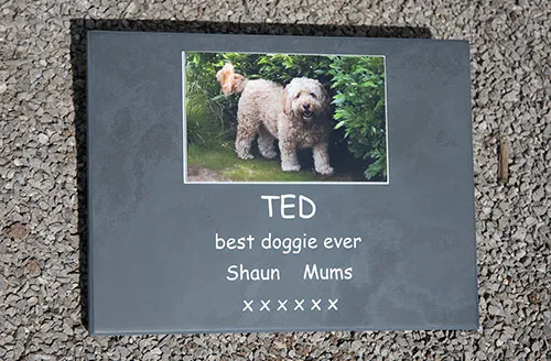 Slate with Full Colour Photo Insert