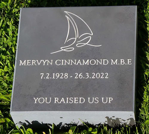 We also have slate 30mm, 50mm & 75mm thick Thick Slate Memorial