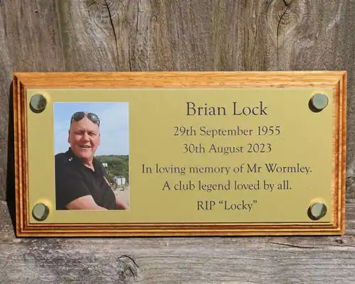 Printed Anodised Aluminium Plaque