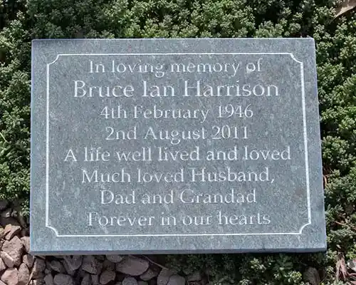 Lakeland Slate Memorial Tablet