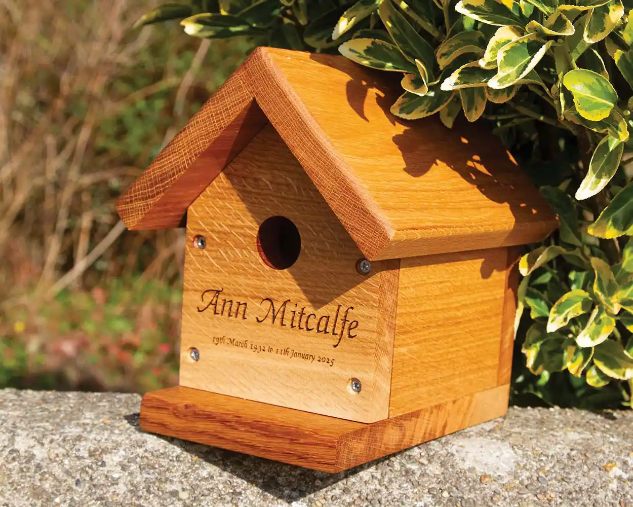 Oak Bird Box Memorial