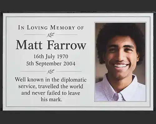 UV Printed Good Value Aluminium Composite Memorial