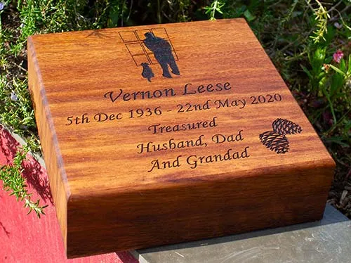 Iroko Wood Lawn Memorial