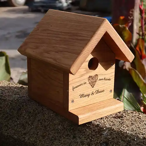 Laser Engraved Bird Box
