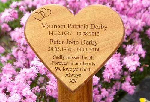 Wooden Heart Memorial