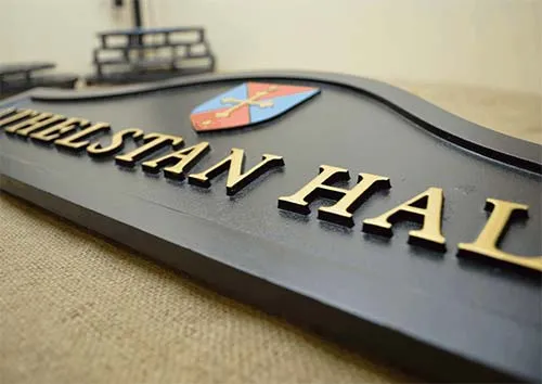 Bespoke Cast Iron Sign