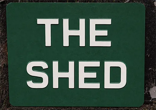 Embossed Aluminium Sign