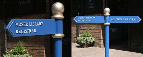 Cast Aluminium Finger Posts