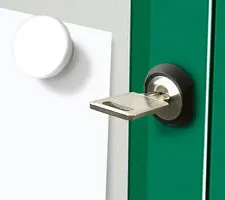 100% of the display surface is visible, with the lock mounted on the door and not the glazing.  Magnets are supplied. Full Display