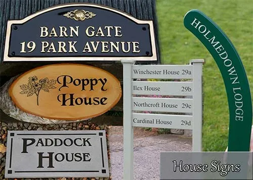 Buy house signs now from our online shop. House Signs and Name Plates