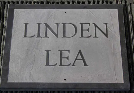 Slate Sign with Raised Letters
