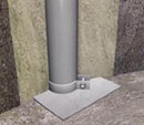 baseplate for aluminium posts