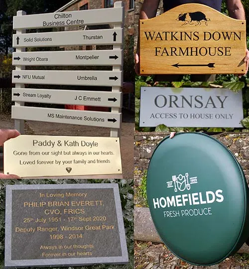 The Sign Maker for Signs, Memorials and Wheel Covers. Signs - Memorials - Wheel Covers