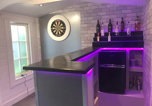 Slate bar top