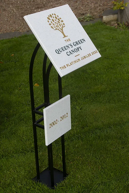 Special plaque holder