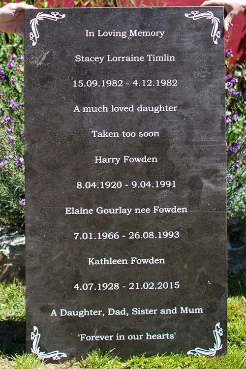 Black Limestone Memorial